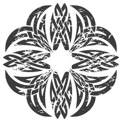 Celtic pattern. Element of Scandinavian or Celtic ornament