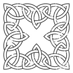 Celtic pattern. Element of Scandinavian or Celtic ornament