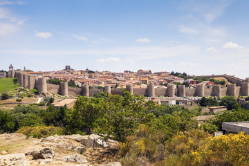 Fototapeta na wymiar Panorama of Avila