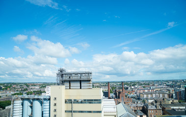 Buildings, exhibits and views from Guinness Brewery Museum.