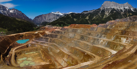 Erzberg Steiermark Panorama