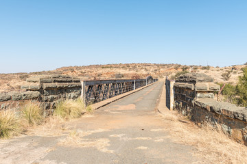 Historic Barkly  bridge over the Vaal River