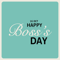 Happy Boss Day.