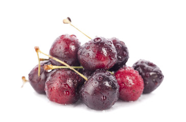 Cherry isolated on white background