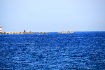 Fototapeta premium Landscape with coast of Hokkaido