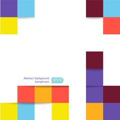 Abstract geometric vector background