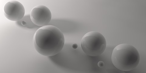 Abstract 3d shapes on background. 3d image. 3d rendering.