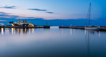 Obraz premium Aeroeskoebing Hafen