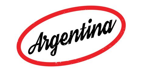 Argentina rubber stamp. Grunge design with dust scratches. Effects can be easily removed for a clean, crisp look. Color is easily changed.