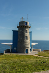 Fototapeta na wymiar The old lighthouse of Matxitxako
