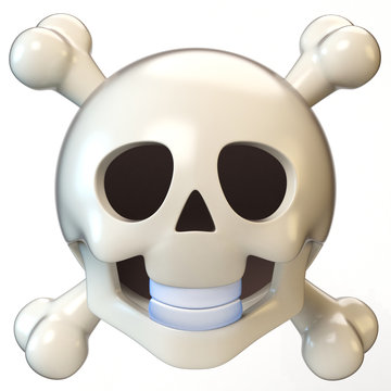 3d render of haunting, nightmarish, cursed crying emoji with realistic  details
