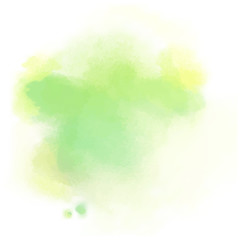 Fototapeta na wymiar yellow green watercolor splash vector painted water color background