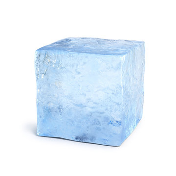 Ice block 3d rendering