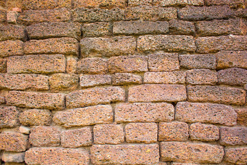 The wall made of laterite