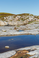 Beautiful view on norwegian fjords