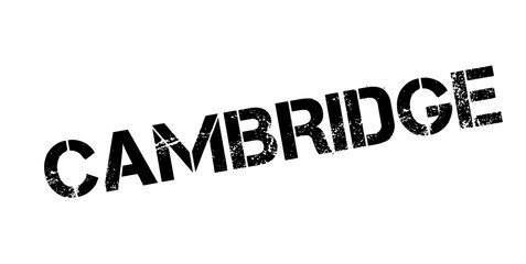 Cambridge rubber stamp. Grunge design with dust scratches. Effects can be easily removed for a clean, crisp look. Color is easily changed.