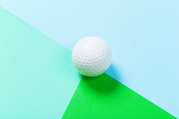 Close up of a golf ball