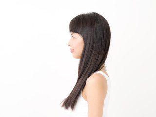 Naklejka premium スキンケア・女性
