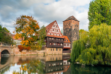 Naklejka na ściany i meble sights of the German city of Nuremberg