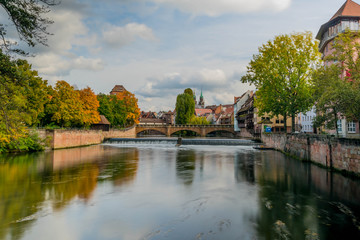 Fototapeta na wymiar sights of the German city of Nuremberg
