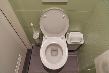 Toilet seat open