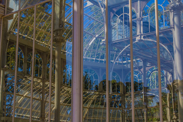 The Crystal Palace in the Retiro Park in Madrid