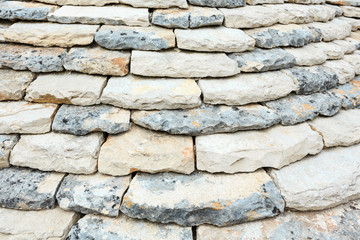 Trulli house stony roof in Alberobello, Italy