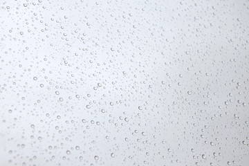 Fototapeta premium Water drops on window