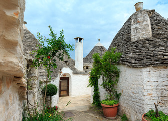 Trulli houses in Alberobello, Italy