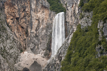 Wasserfall Nationalpark Triglava Soci Isonzo Slowenien
