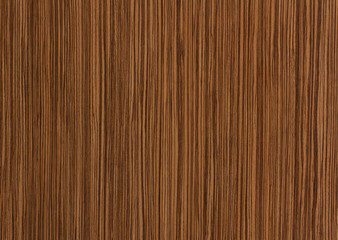 Wood Background, Brown Zebrano Wooden Grain Texture