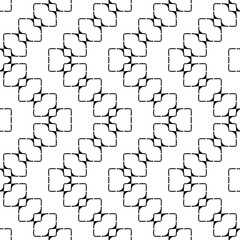 Design seamless monochrome grid pattern