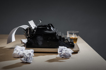 Vintage Typewriter concept series about writing and writer block. Inspiration is sometimes hard to...