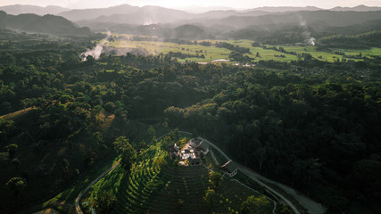 Far far away from busy life