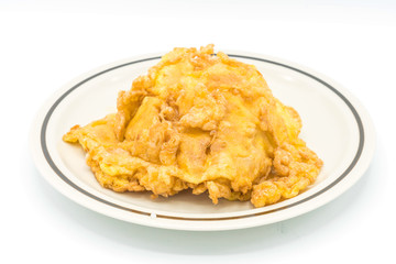 Omelet on rice