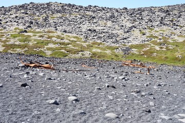 Landschaft im Snæfellsjökull-Nationalpark auf der Snaefellsnes Halbinsel im Westen Islands