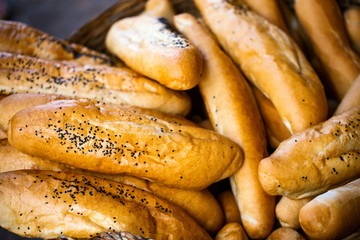 Fresh bread at market