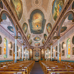 Fototapeta na wymiar St. Francis Xavier Church in Missoula, Montana