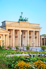 Brandenburg gate in Berlin, Germany - 175830926