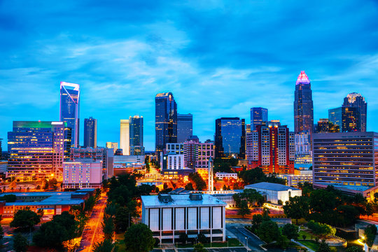 Overview Of Downtown Charlotte, NC