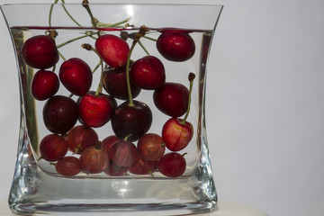 cherry and gooseberry