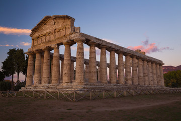 Obraz premium Temple of Neptune ( Hera ), Paestum, Italy 