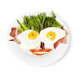 Fried eggs