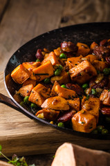 Sweet potato pan vegetable