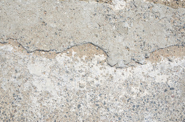 Old Gray Aged Concrete Background. Texture of Structural Building Material