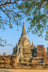 Wat Phra Si Sanphet Temple in Ayutthaya Historical Park, Thailand