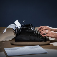 Vintage Typewriter concept series about writing and writer block. Inspiration is sometimes hard to find