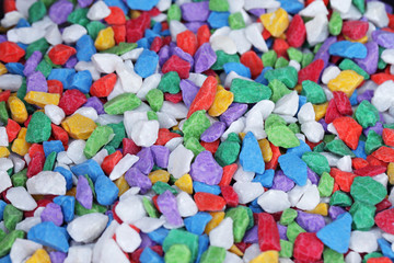 texture of colorful decoration garden stone texture