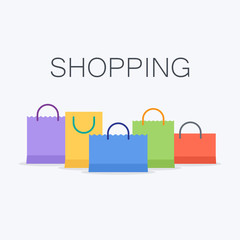 Colorful shopping bags