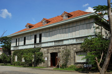 Traditionelles Haus von Candaba, Provinz Pampanga, Philippinen
